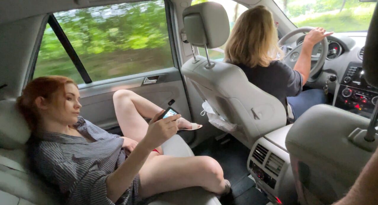 amateur redhead public