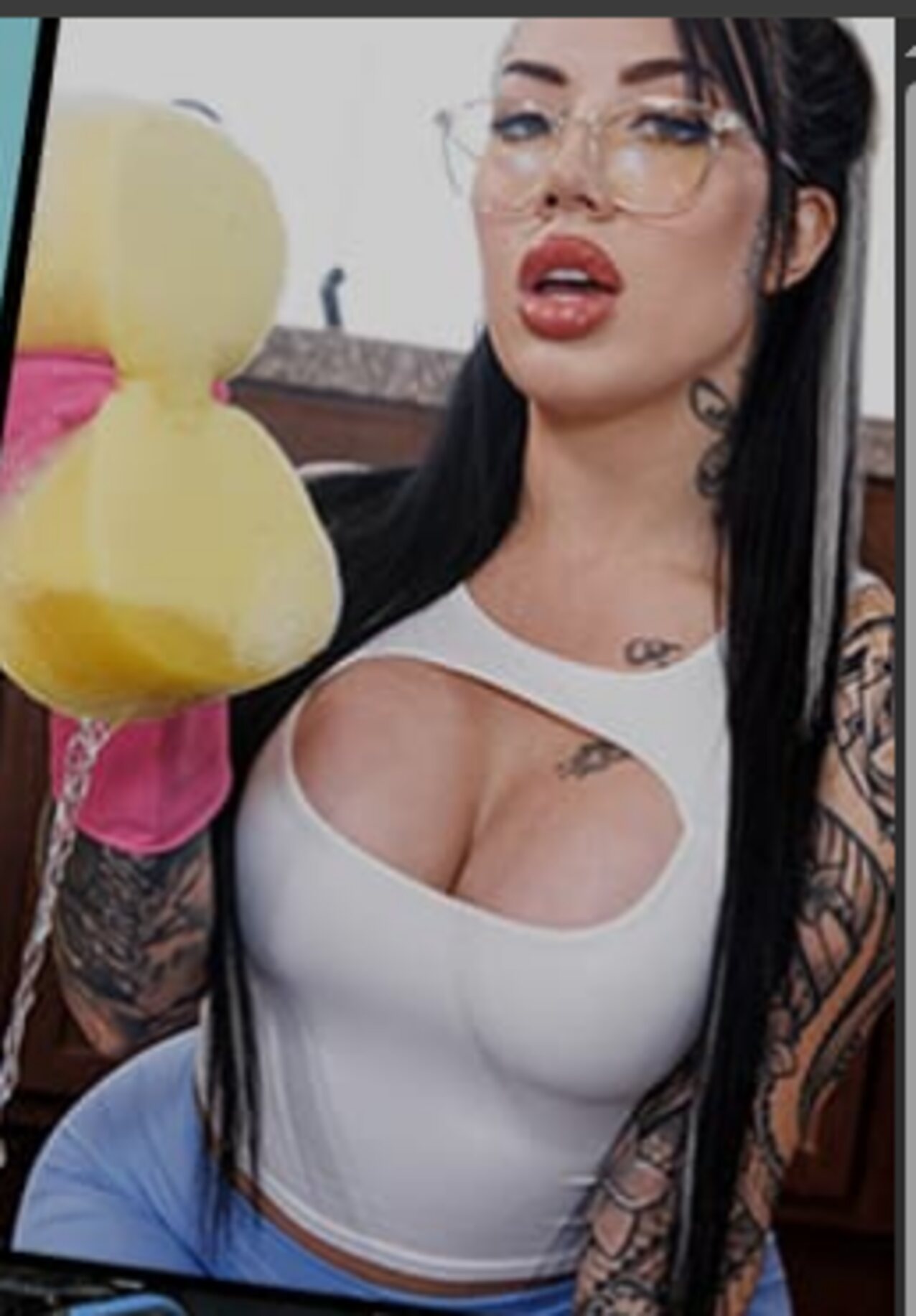 glasses inked goth