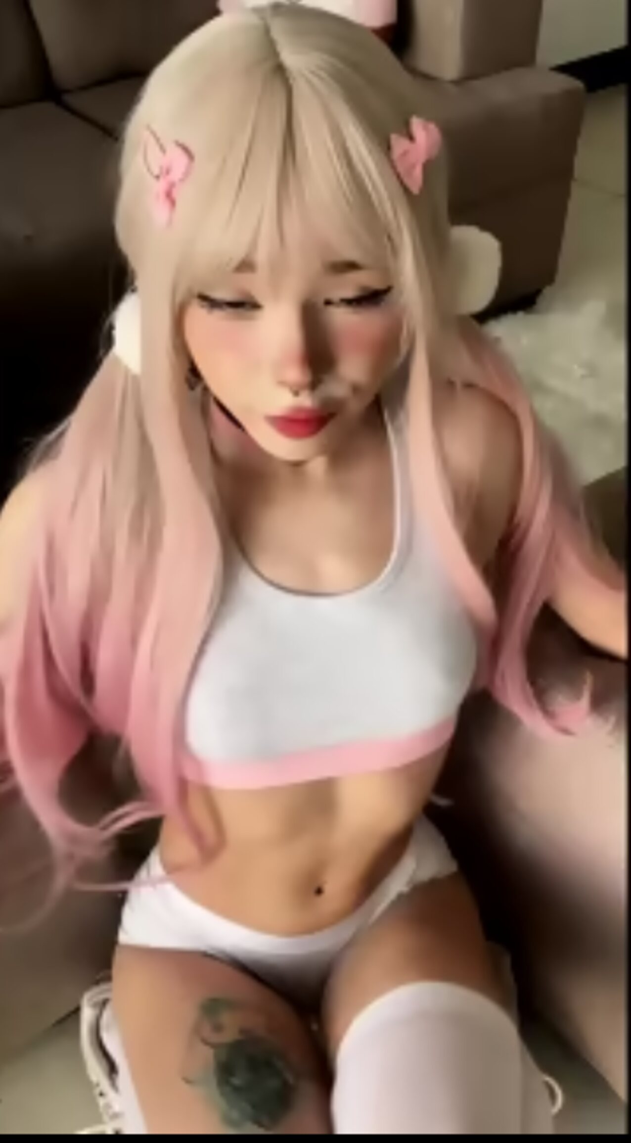 egirl blonde petite