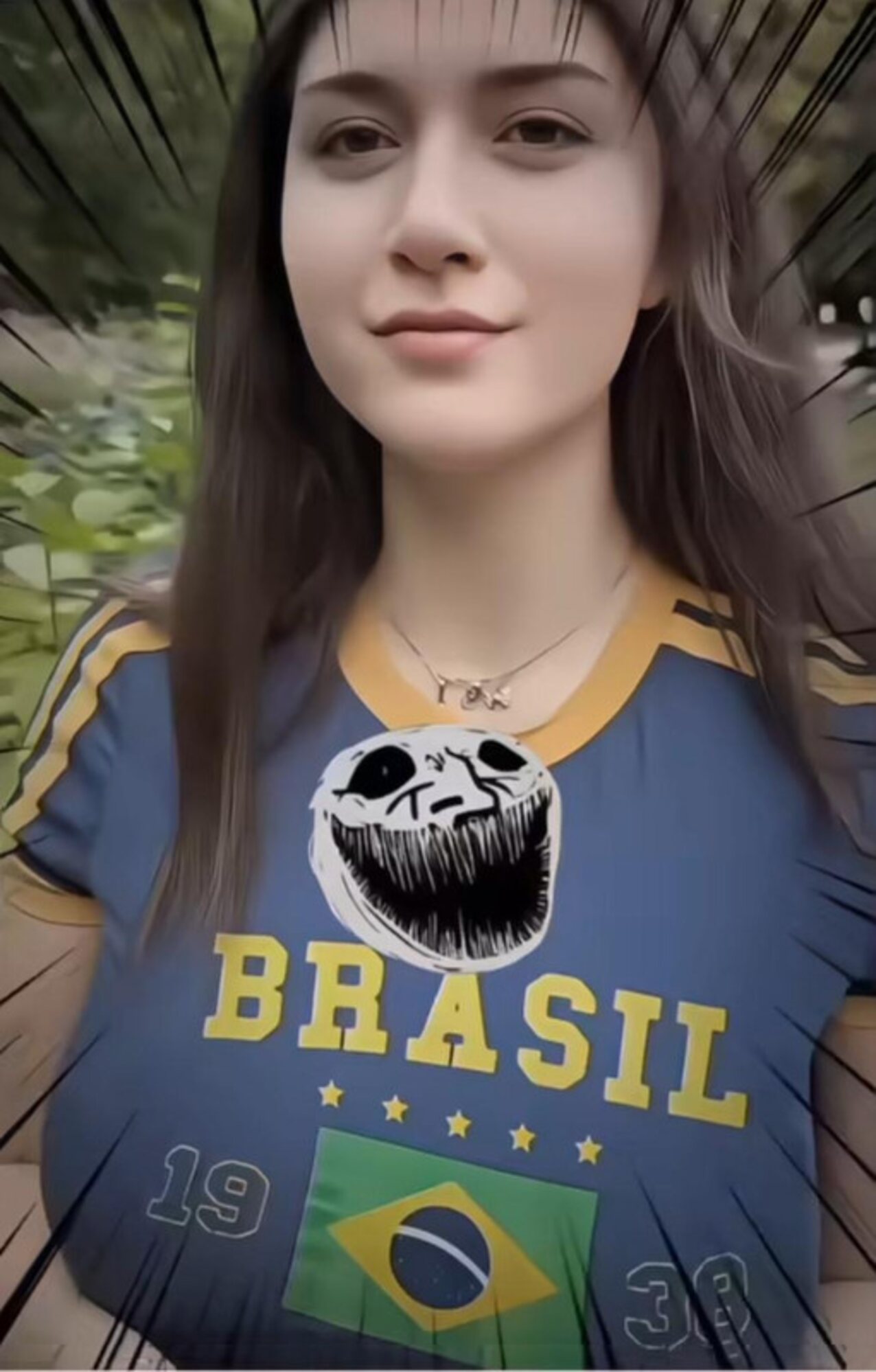brunette latina public