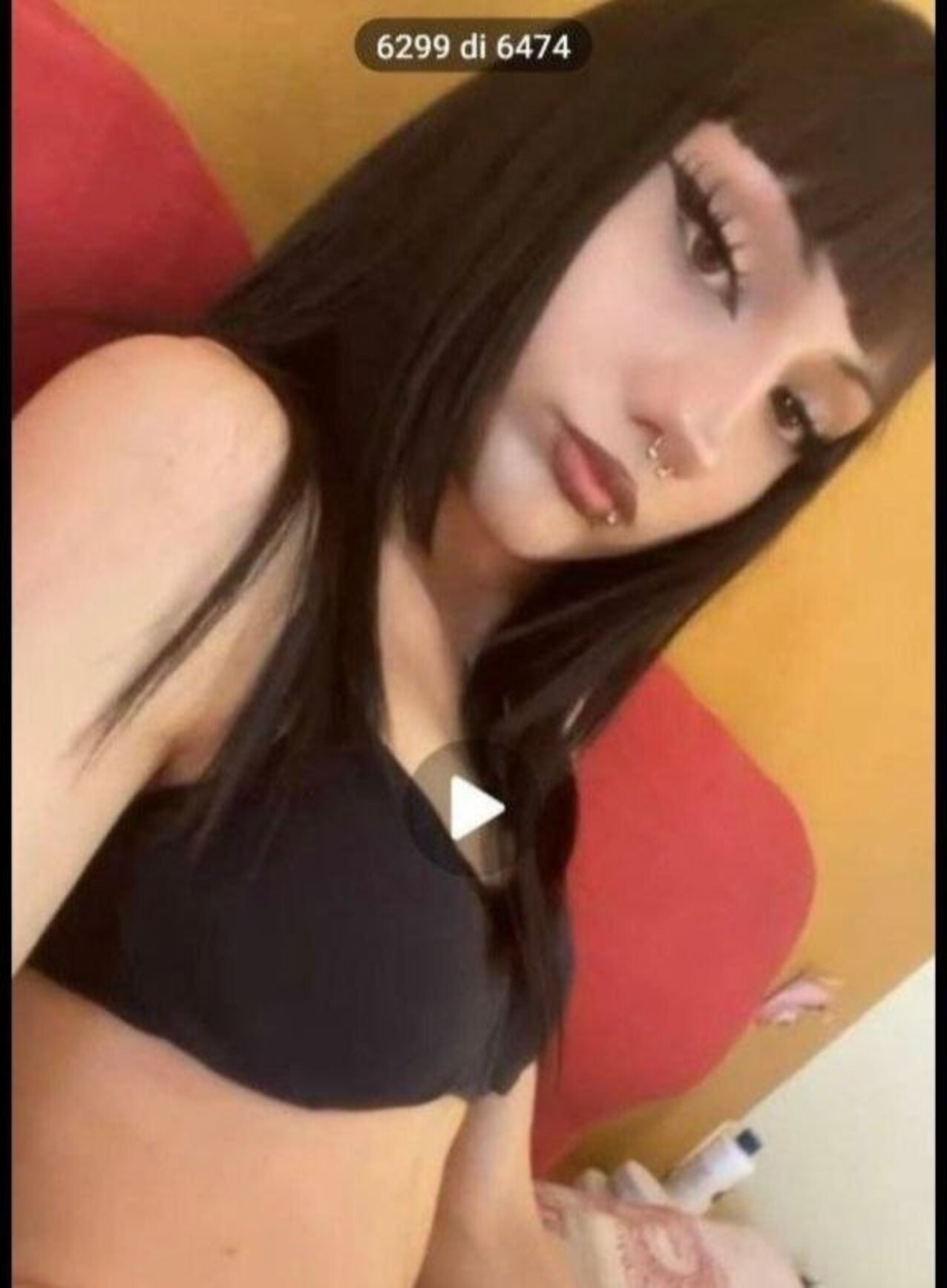 dark hair emo goth