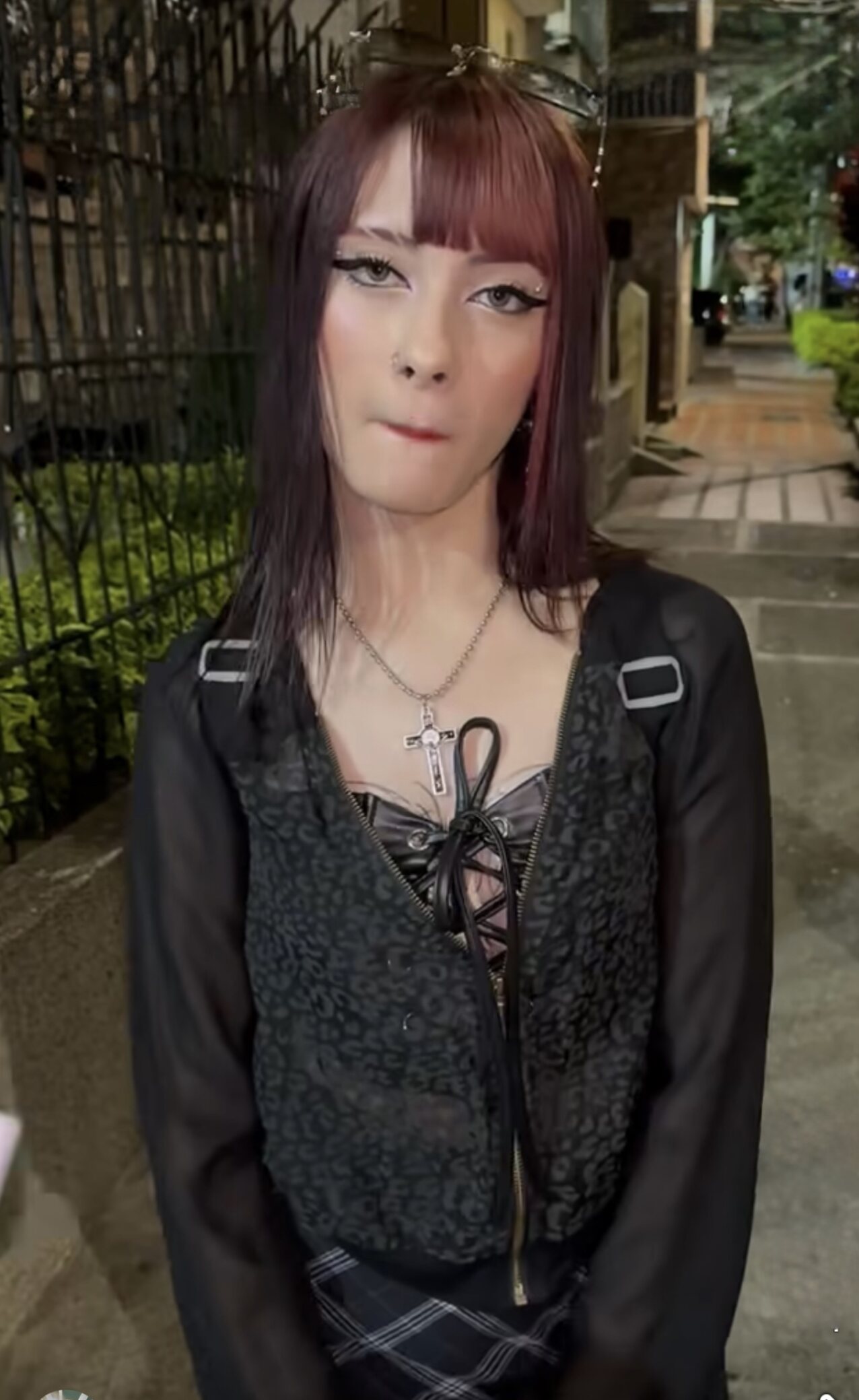 ebony goth latina