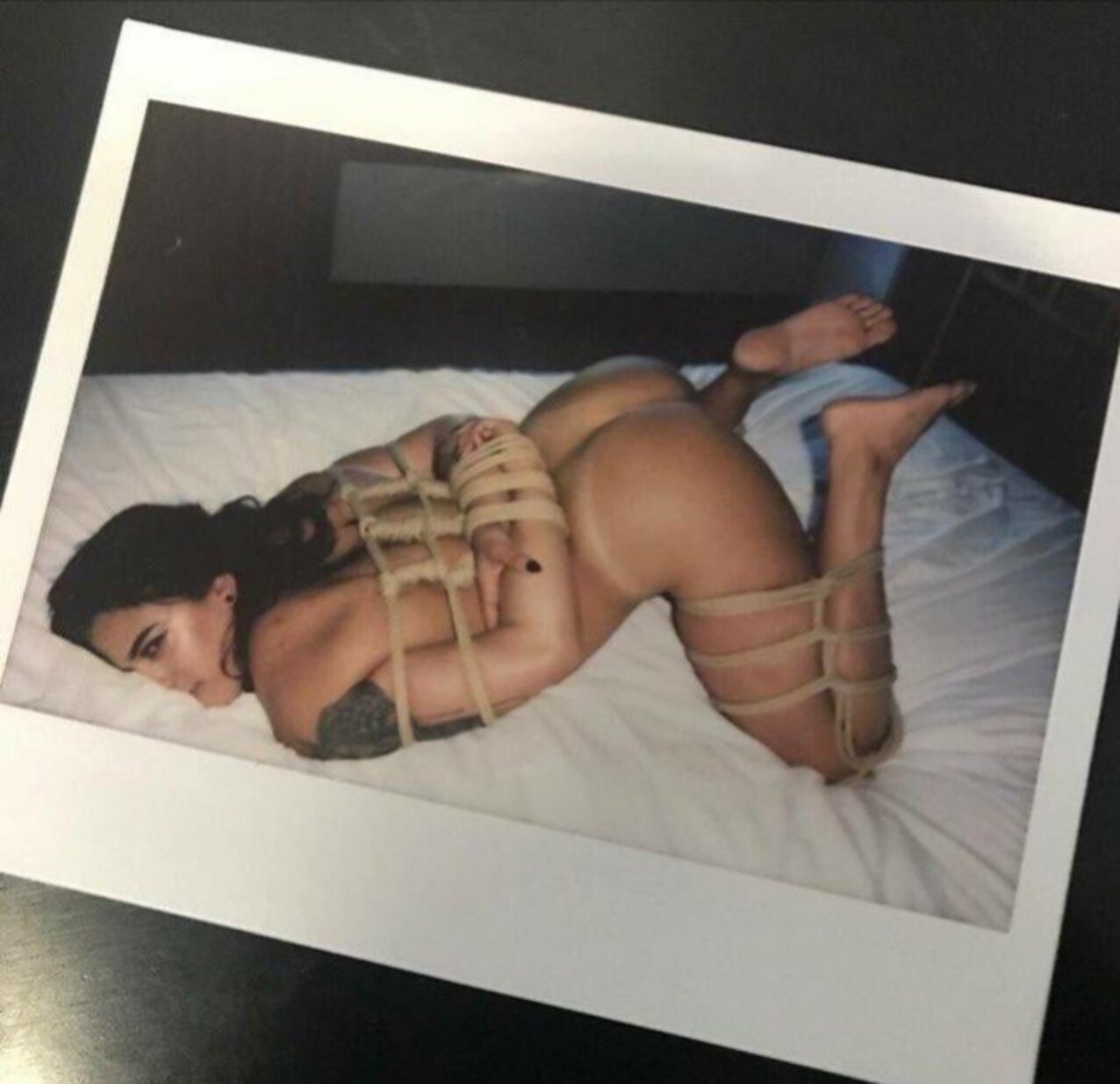 bondage tied up tattoo