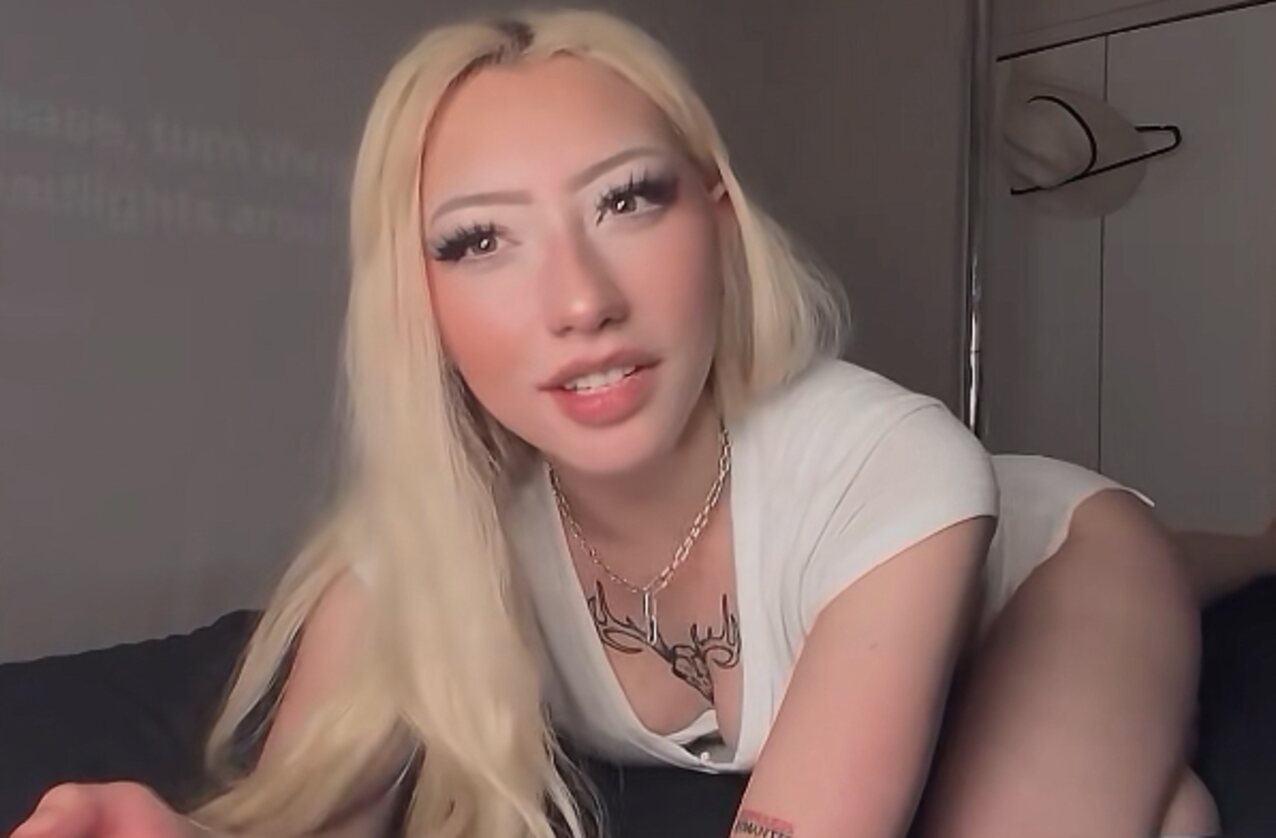 blonde tiktok tattoo