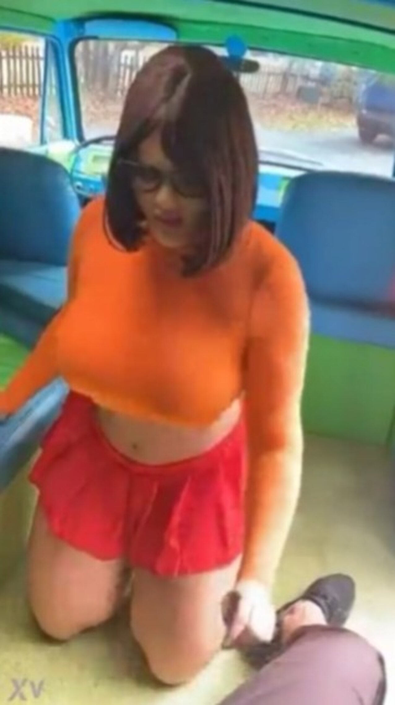 cosplay van brunette