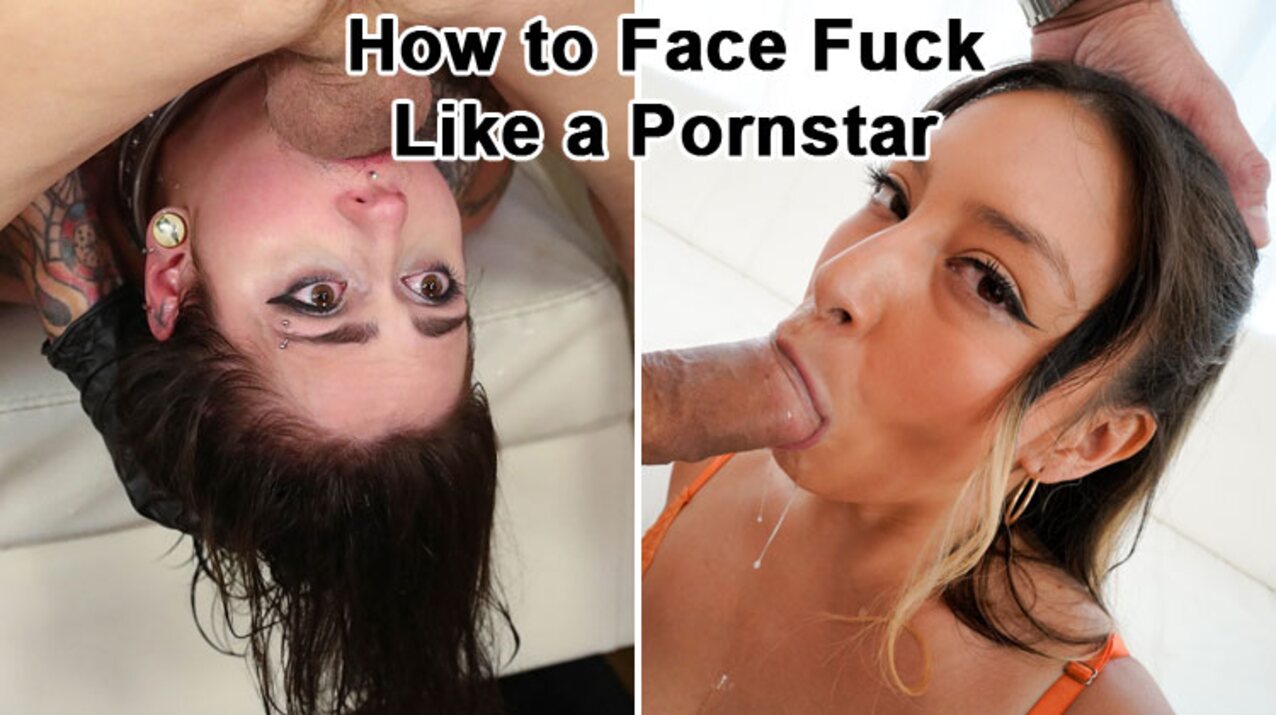 blowjob facefuck brunette