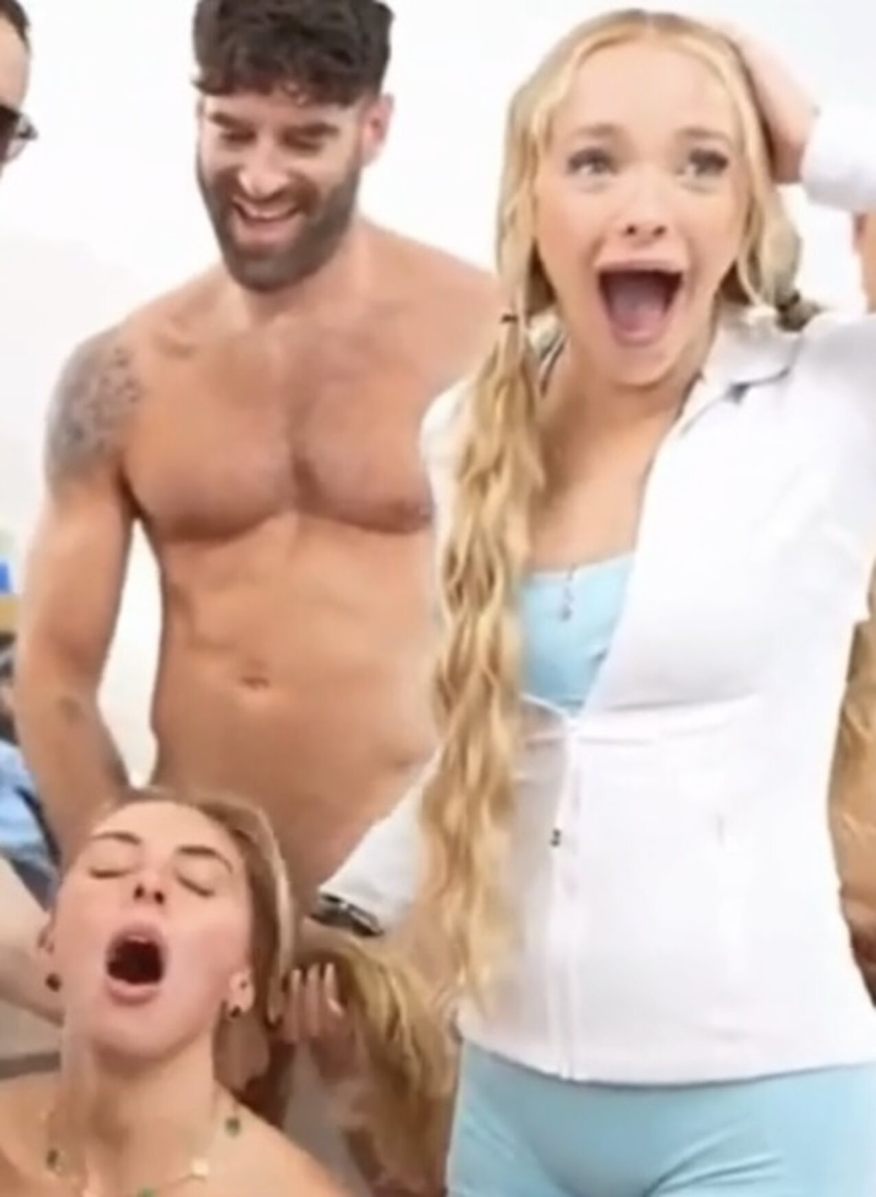 blonde tease sexy