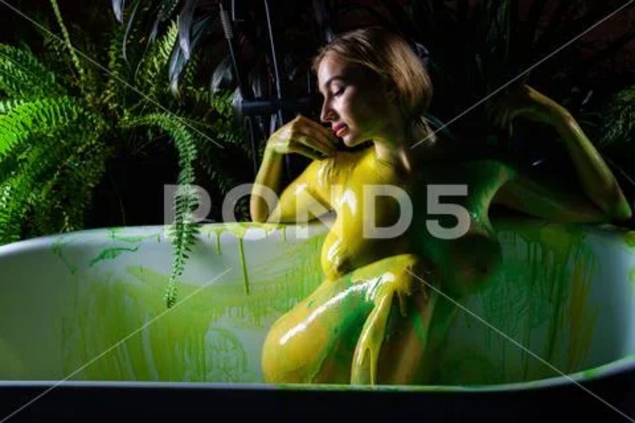 big tits body painting perfect body