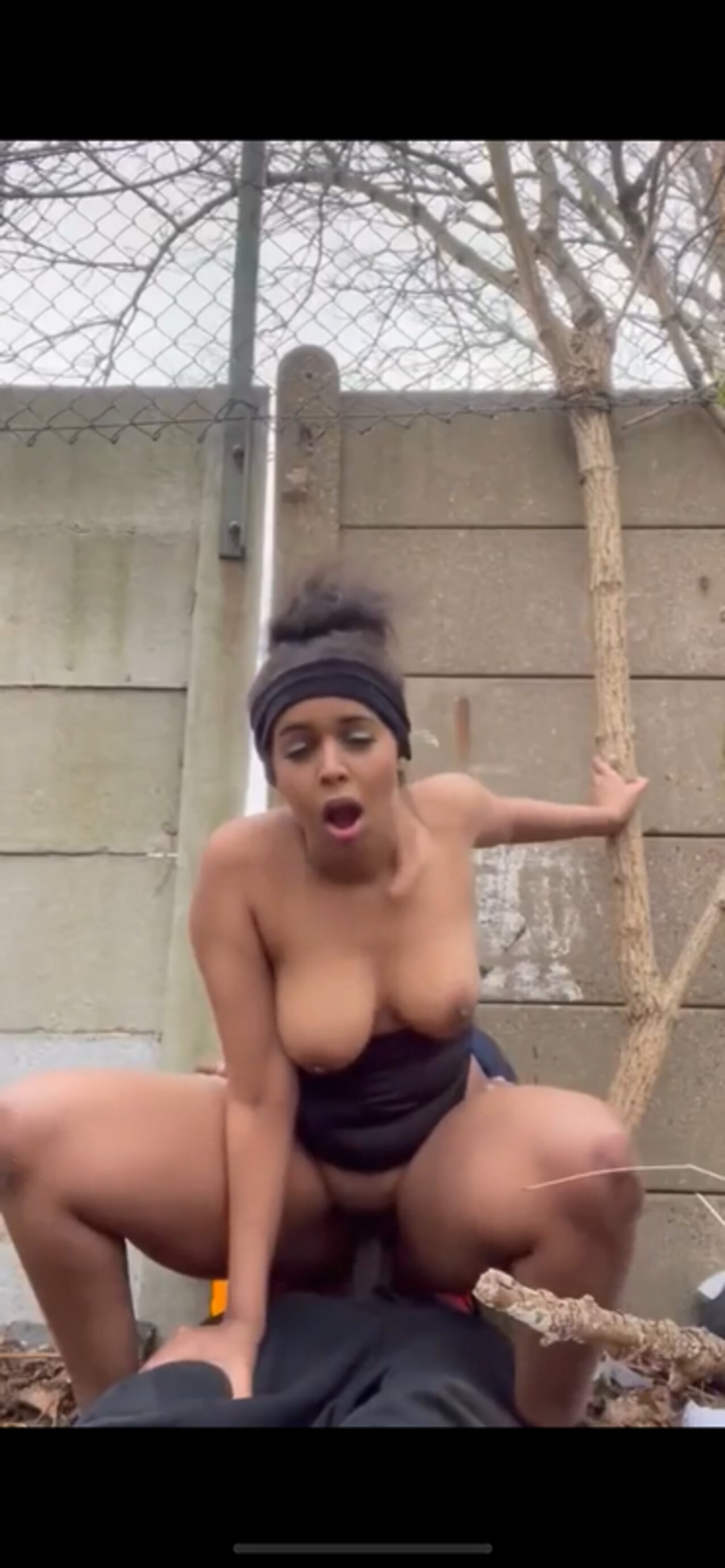 big tits sexy outdoor
