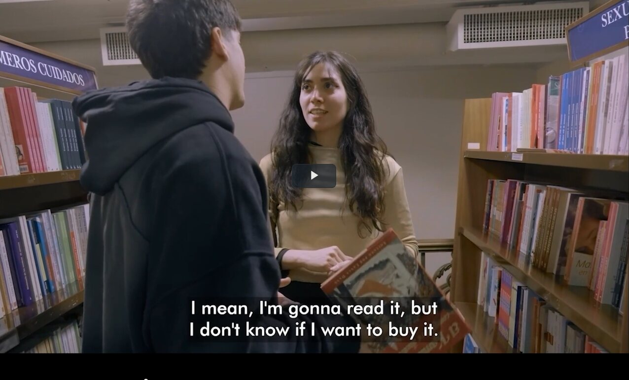 library brunette amateur