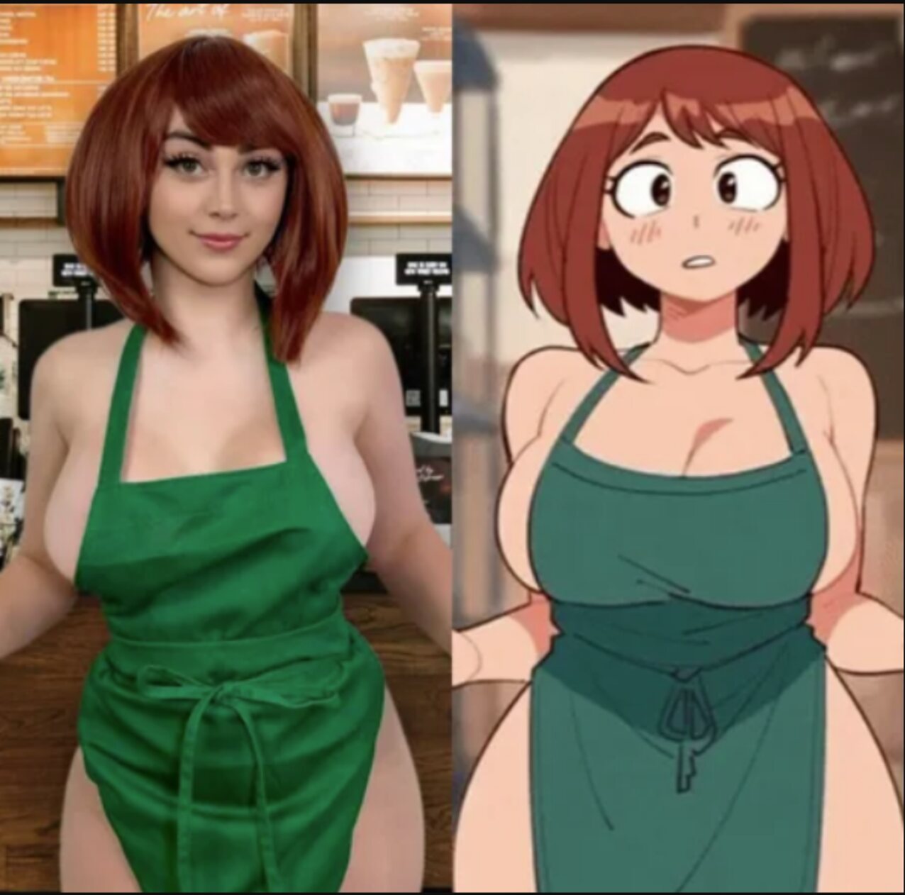cosplay apron suoiresnu