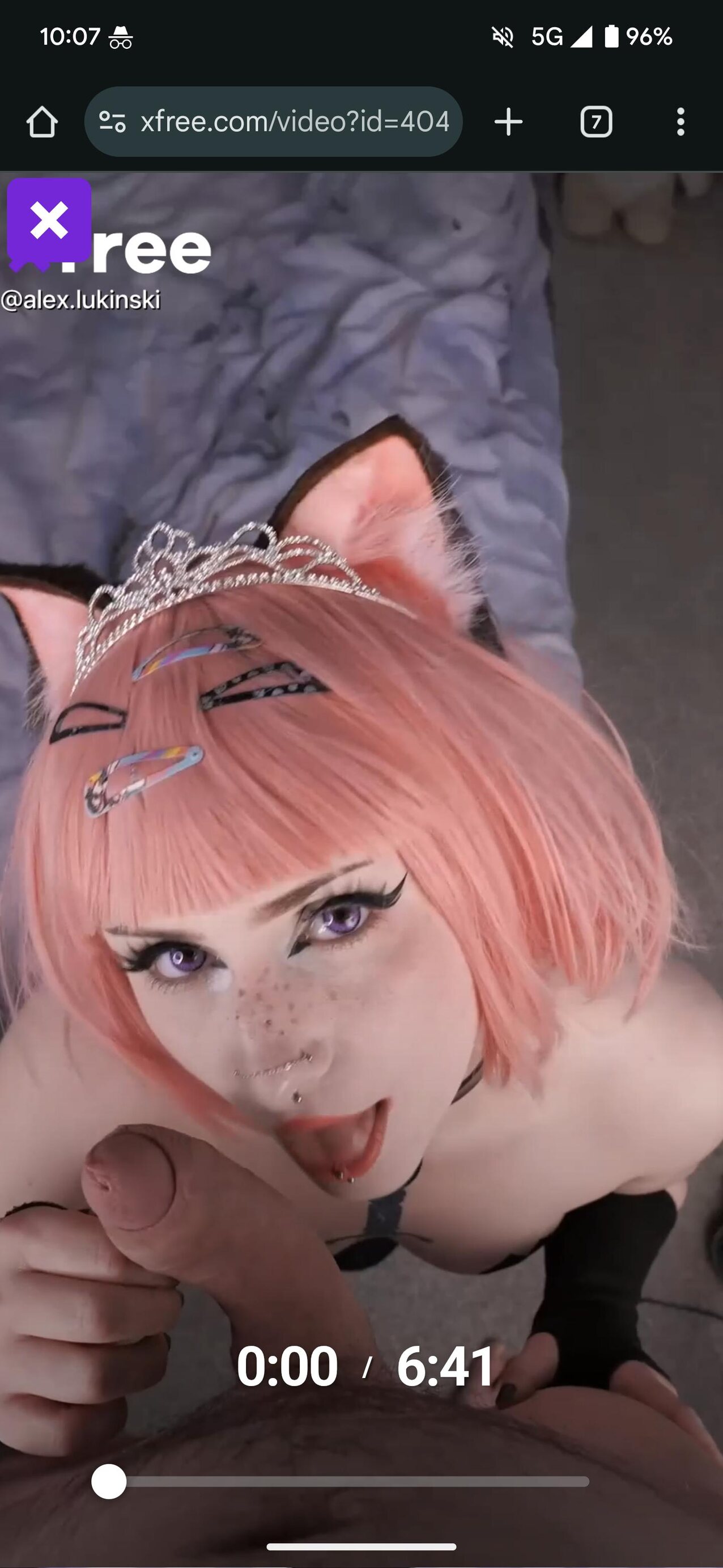 pink hair tattoos blowjob