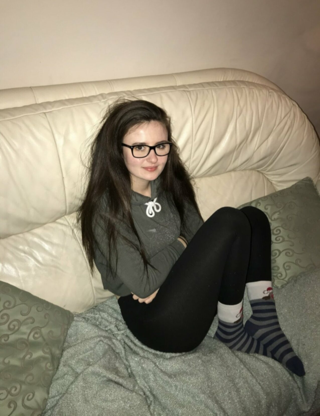 brunette glasses nerdy