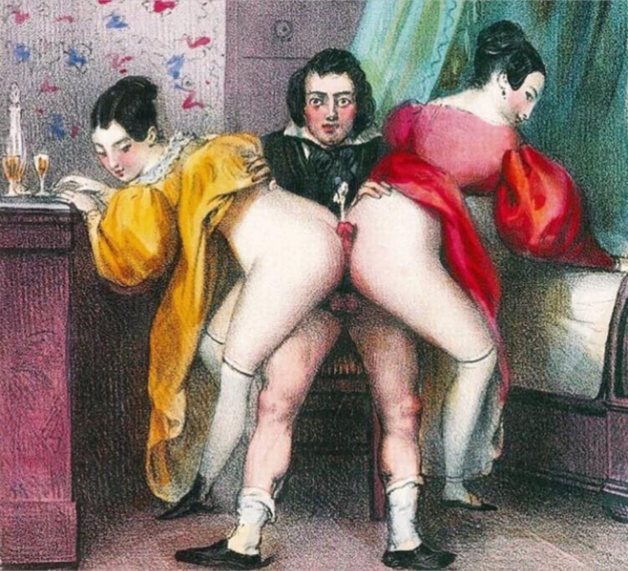 double assjob outercourse ffm