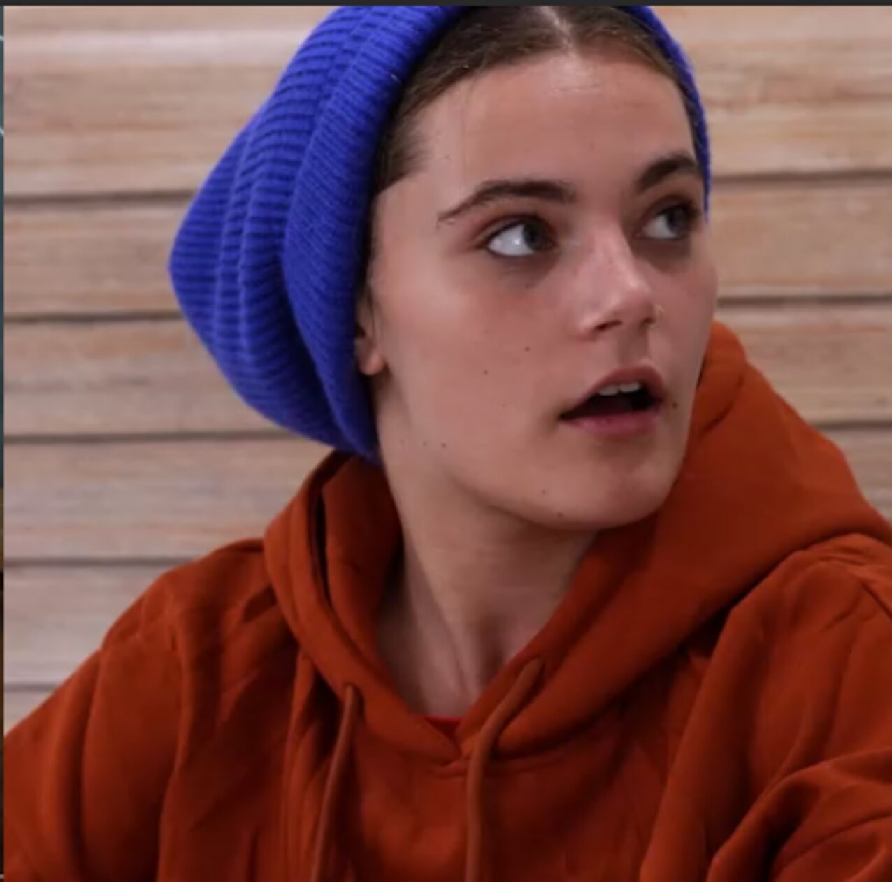 blue beanie tomboy porn ad