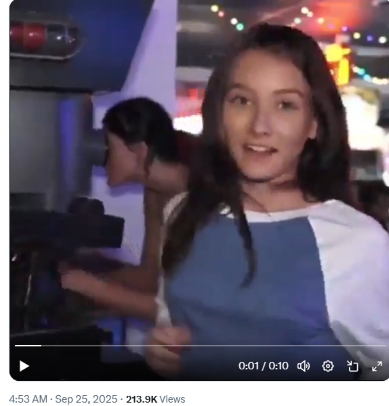 arcade brunette petite