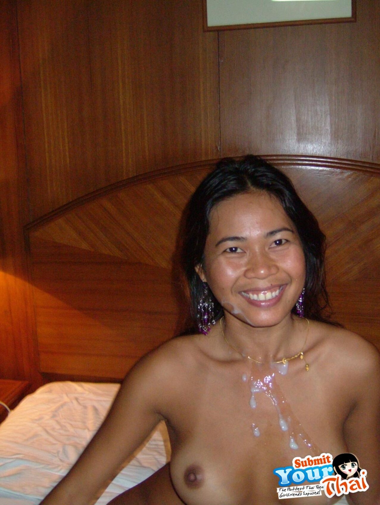 asian dark skin small tits