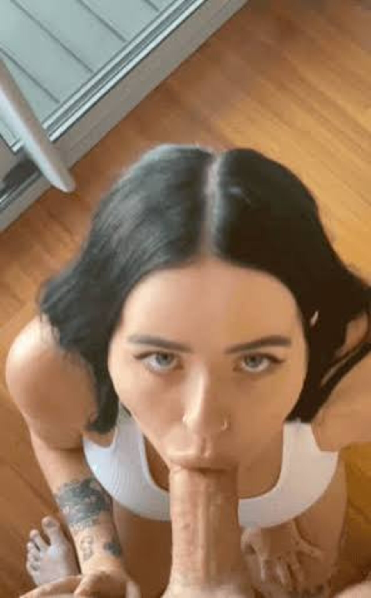 blowjob big tits brunette