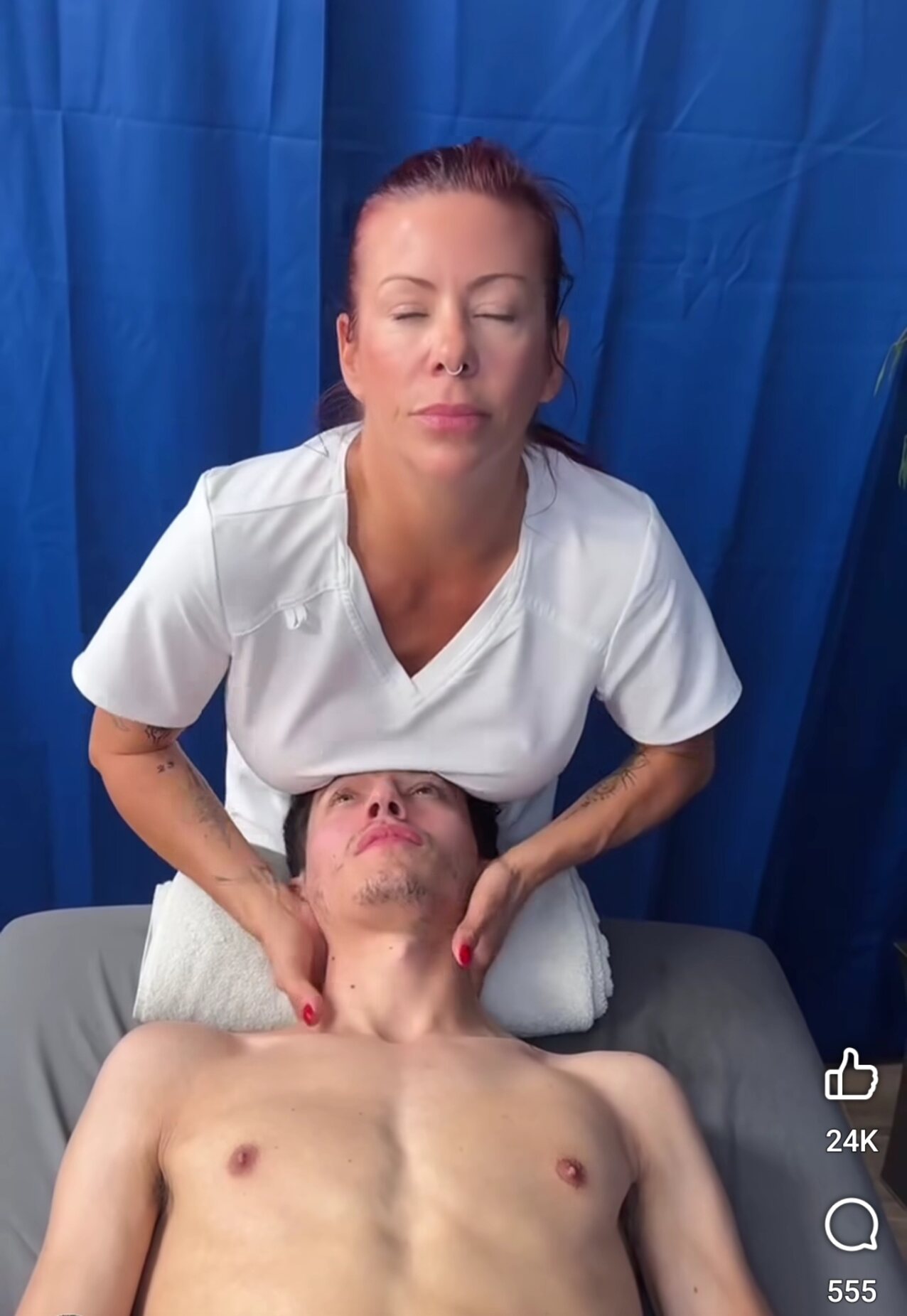 massage boobs sexy