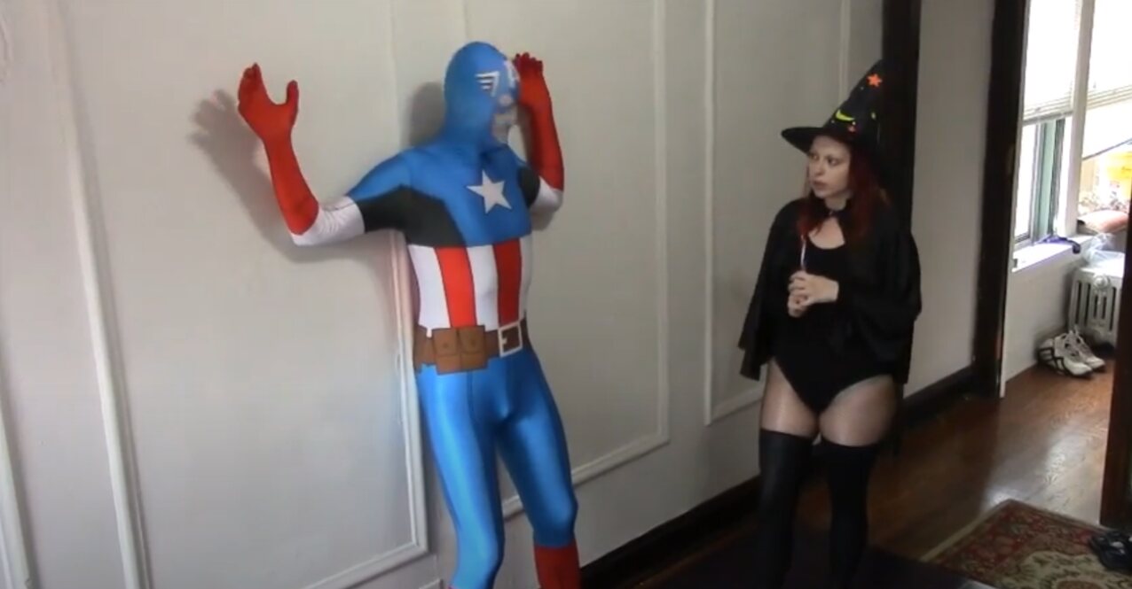 femdom ballbusting cosplay