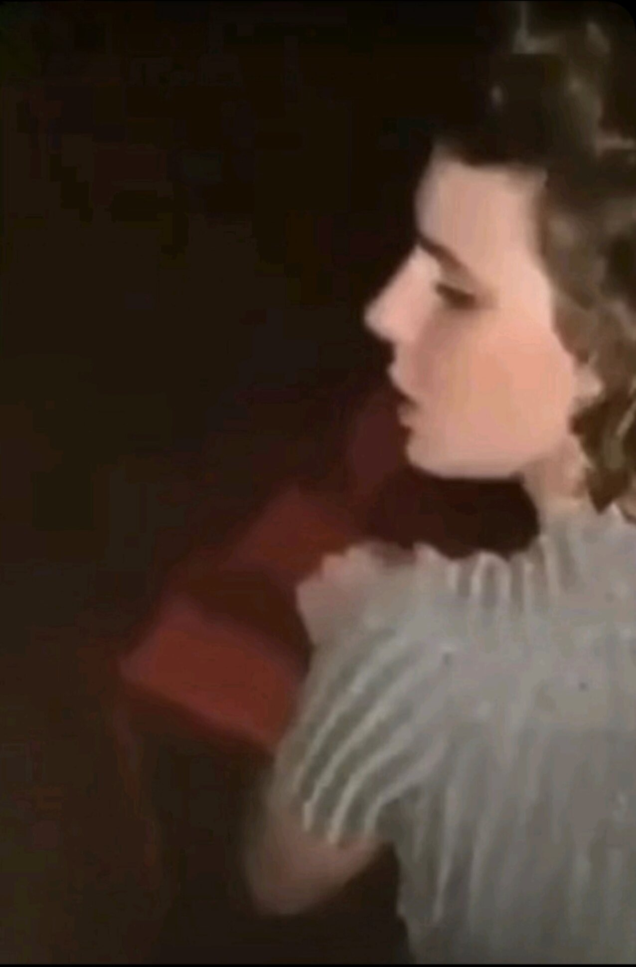 redhead from back beautiful girl