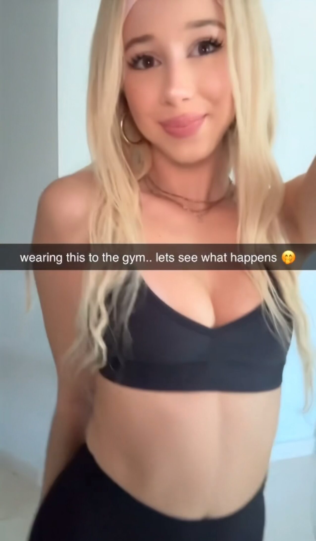 blonde petite gym
