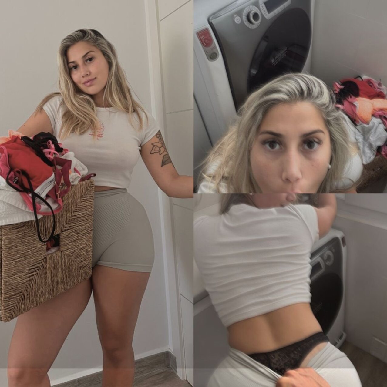 laundry blonde latina