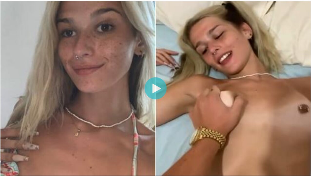 amateur blonde pigtails