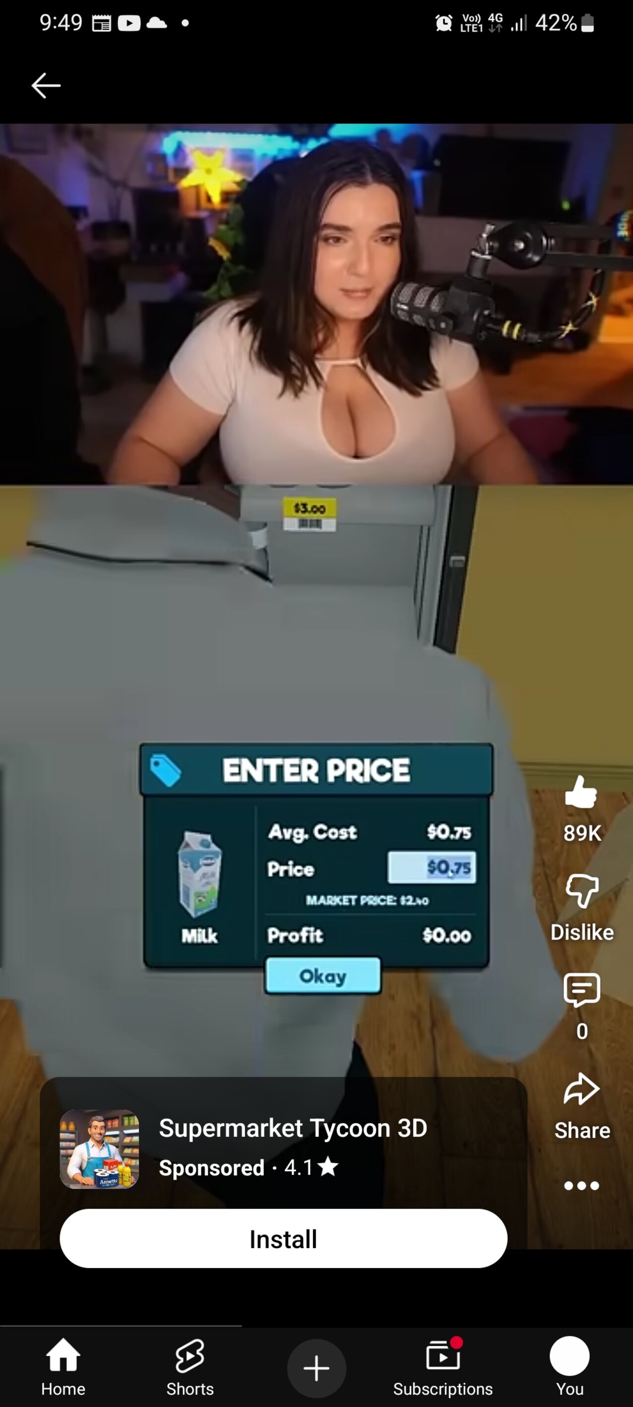 camgirl gamer big tits