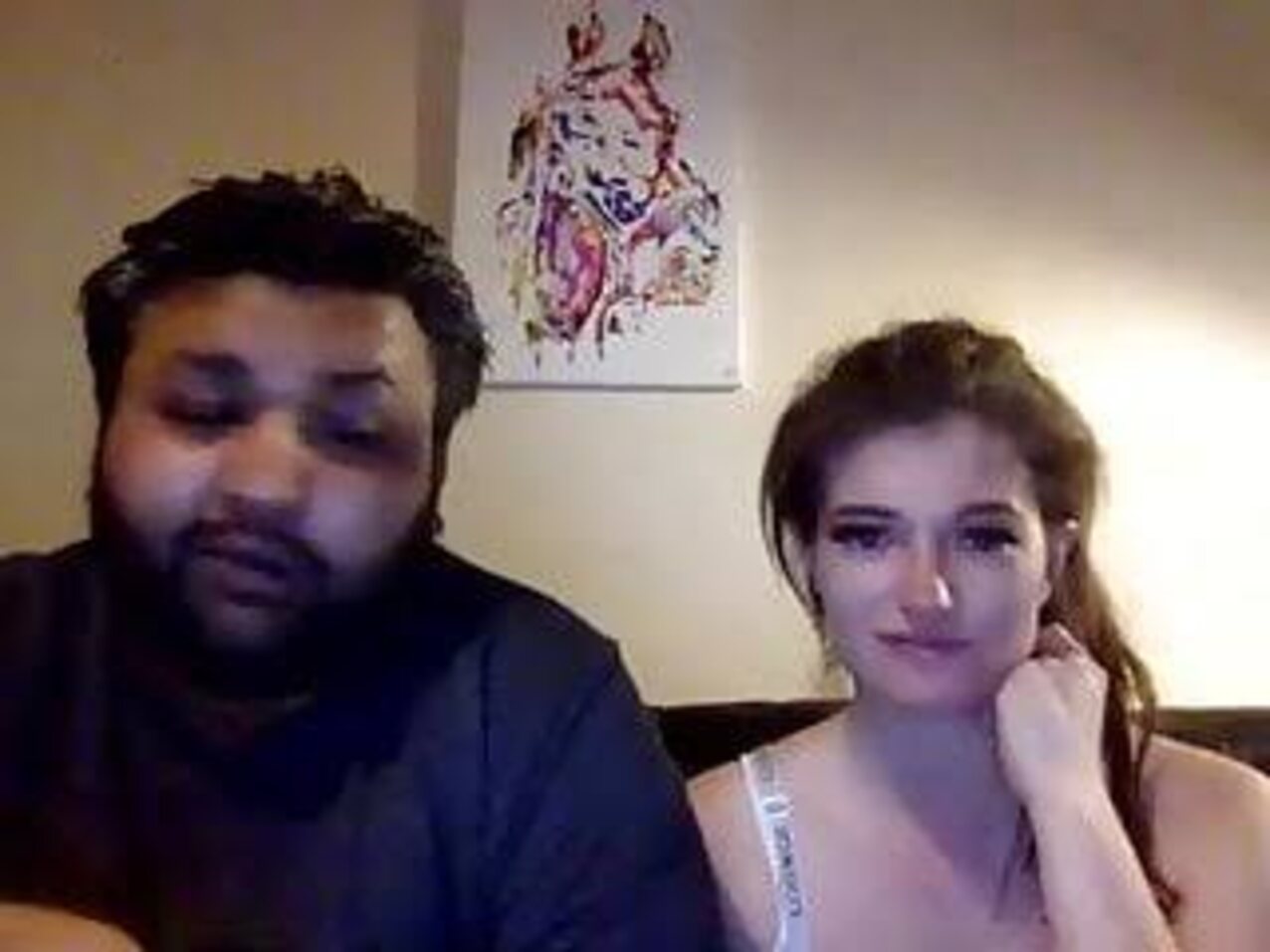 camgirl busty couple