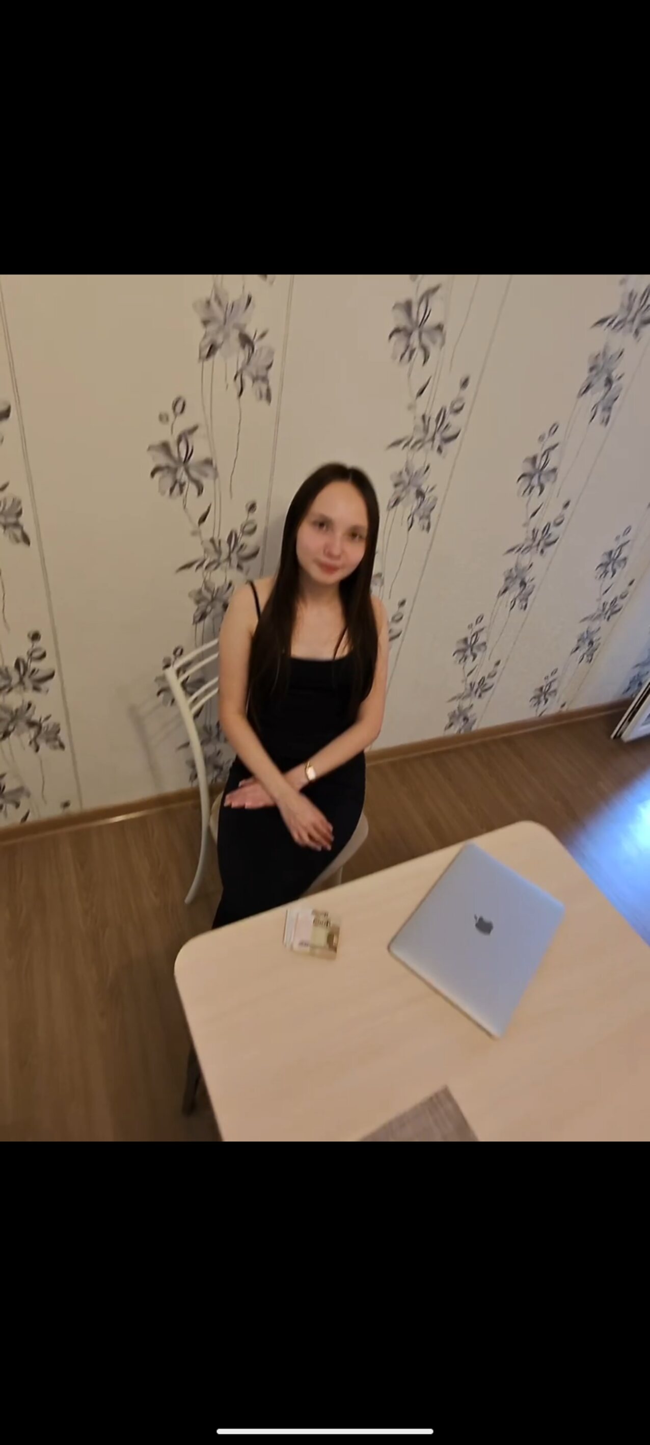 porn ad elavator black drees