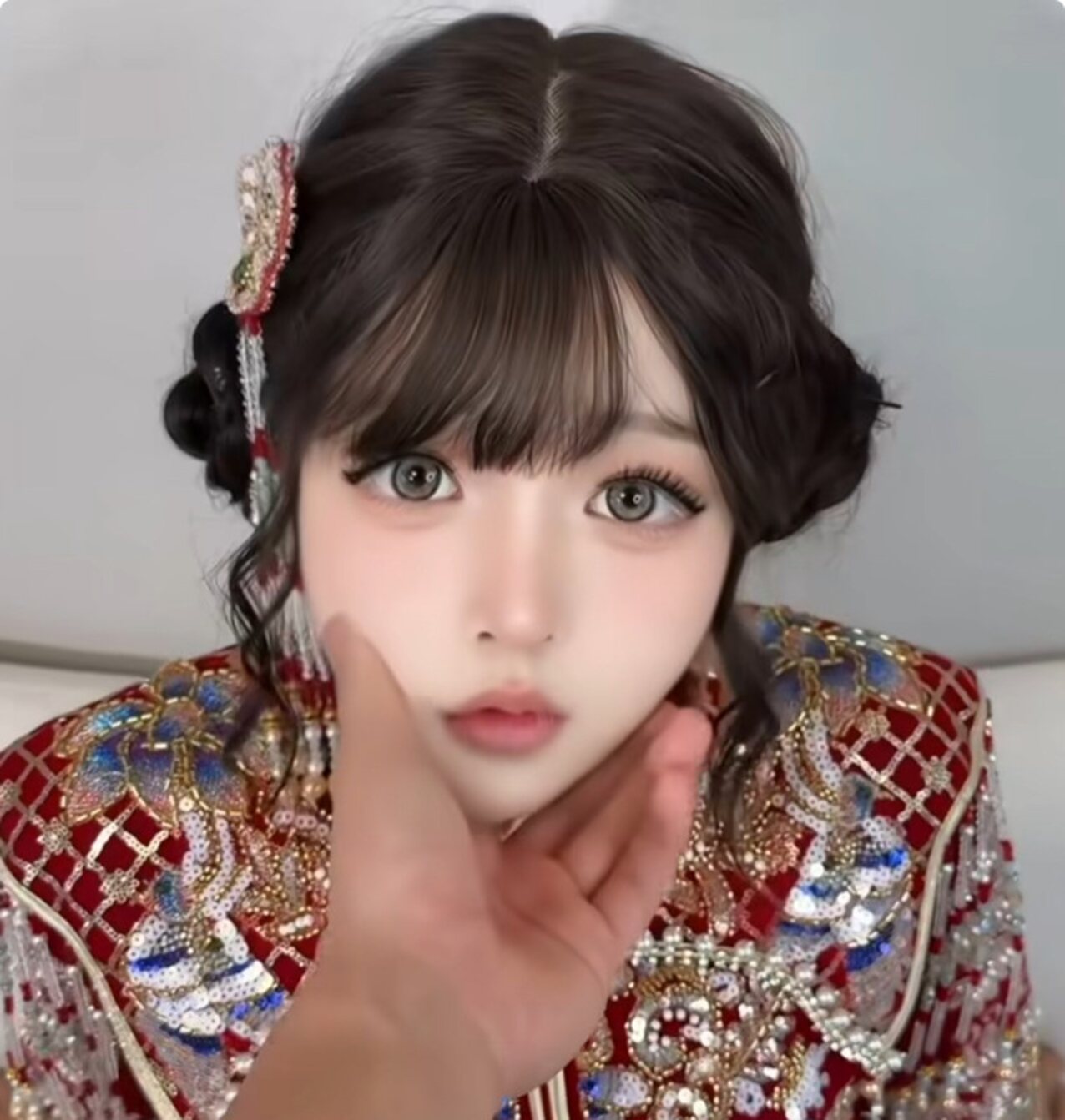 chinese makeup face slap