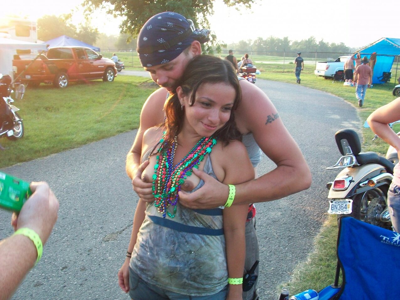 tits public groped