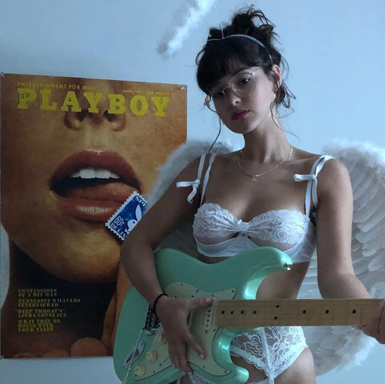 lingerie glasses playboy
