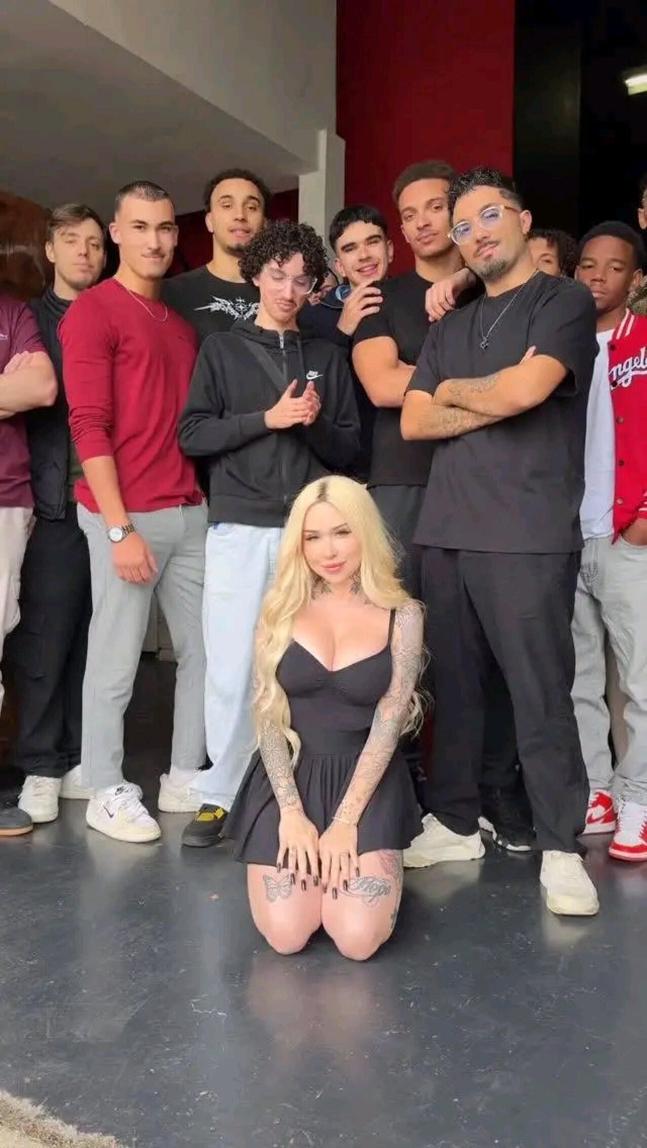 blonde gangbang hot