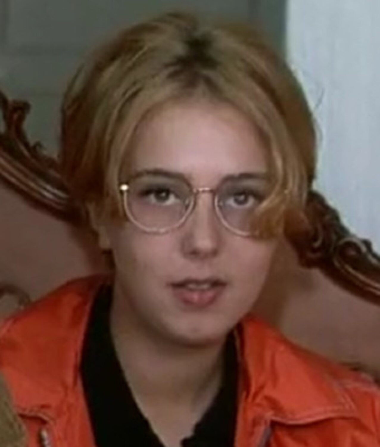teen blond glass