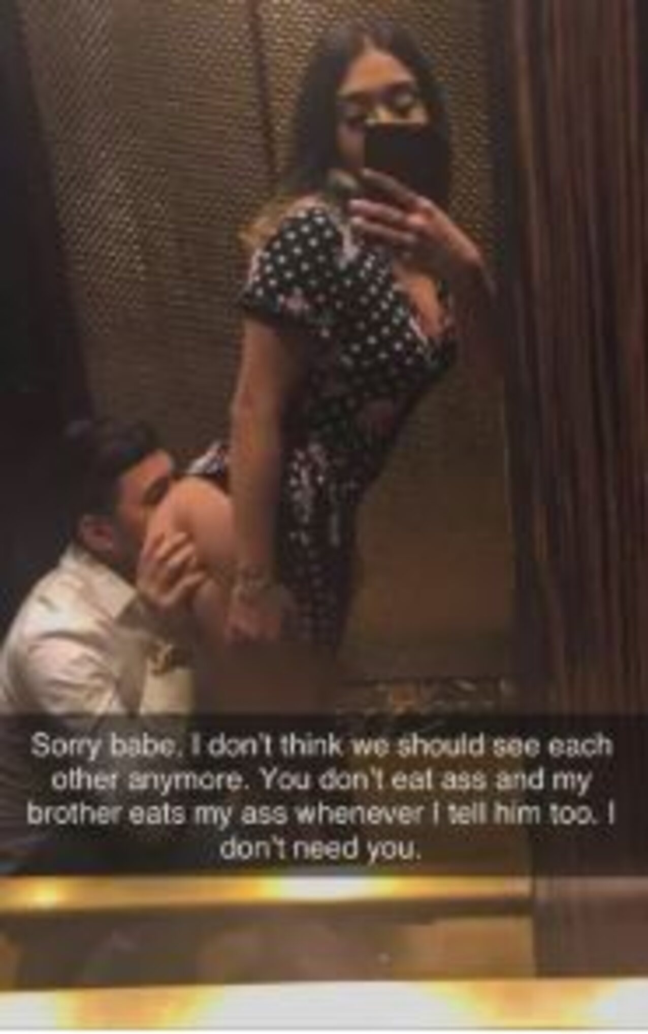 couple sexy asseating