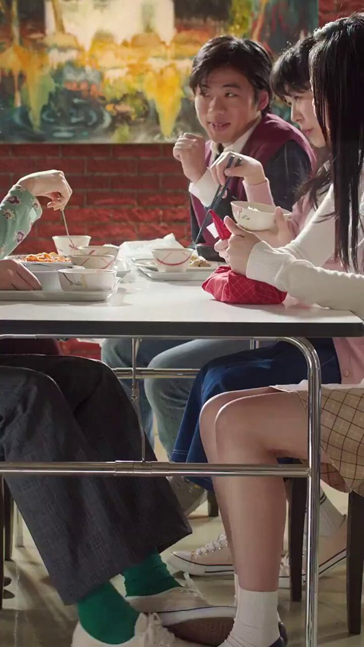 canteen school girl teenager