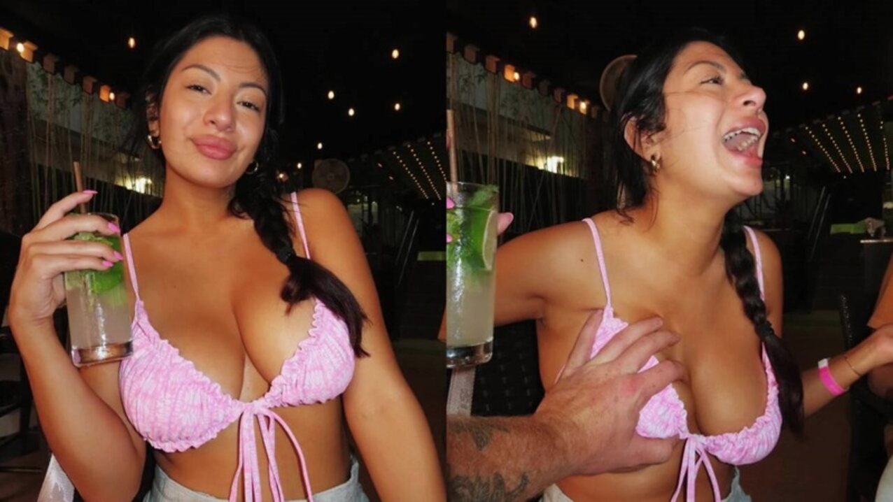 big tits teen drunk
