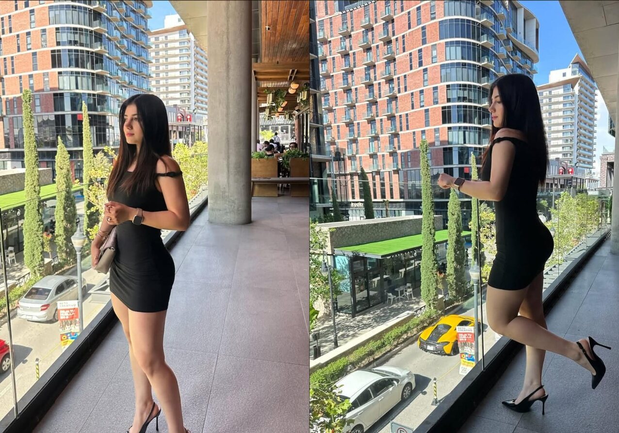image black hair heels