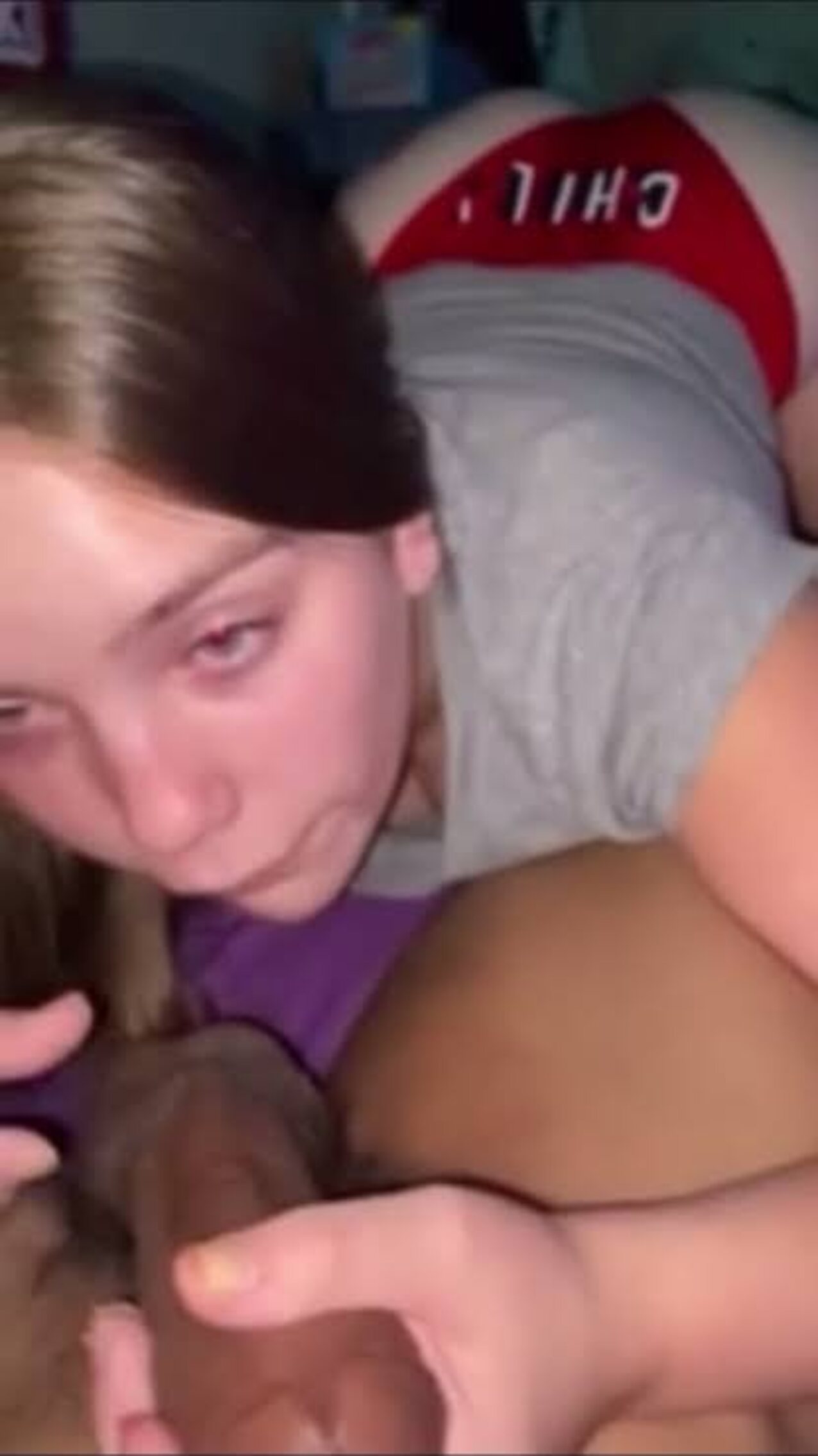 brunette dark hair pov