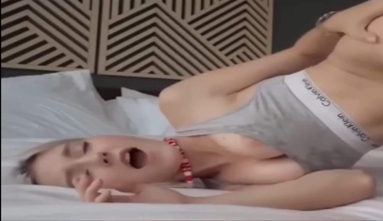 porn ads blonde sports bra