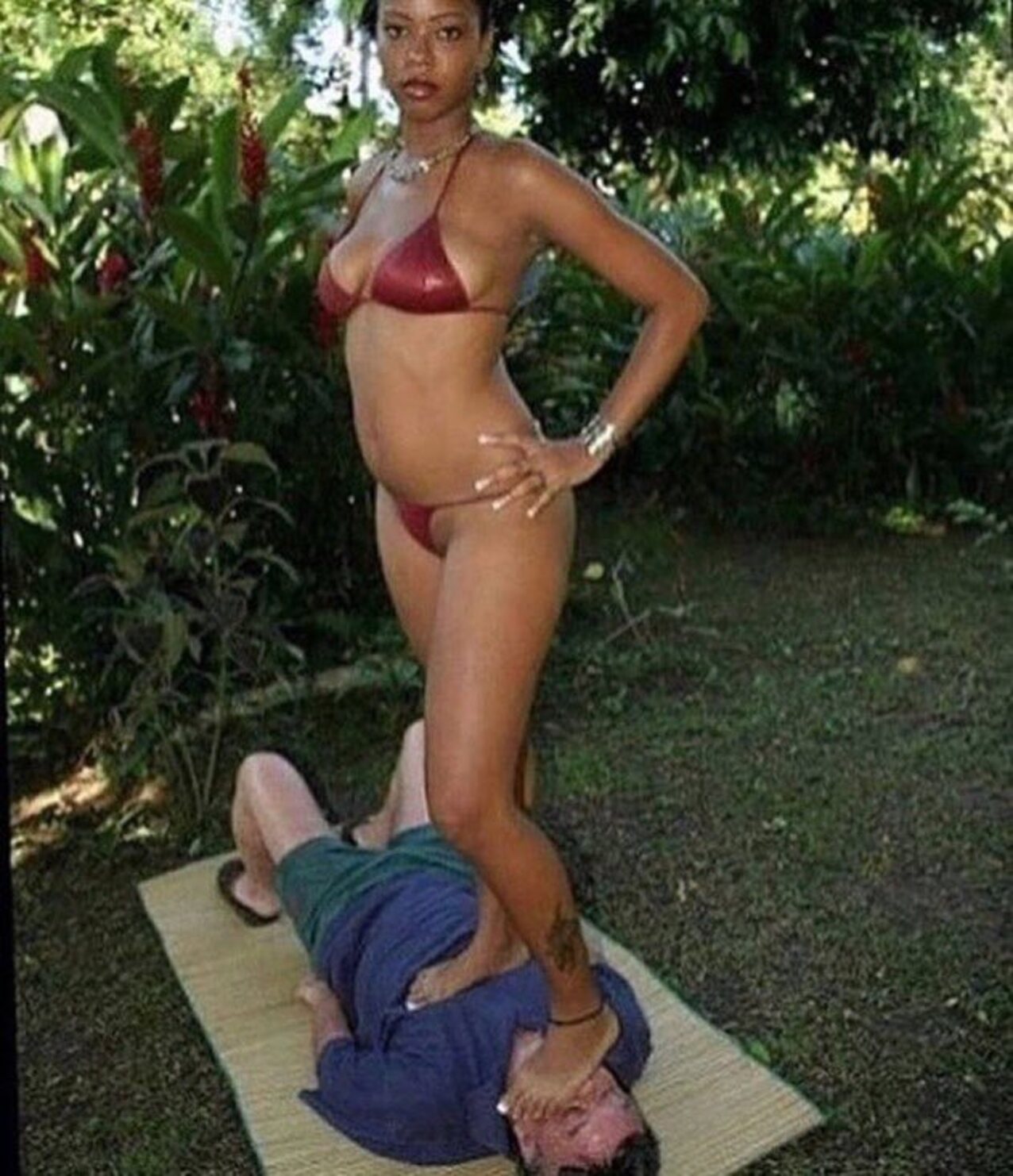 ebony black girl domination