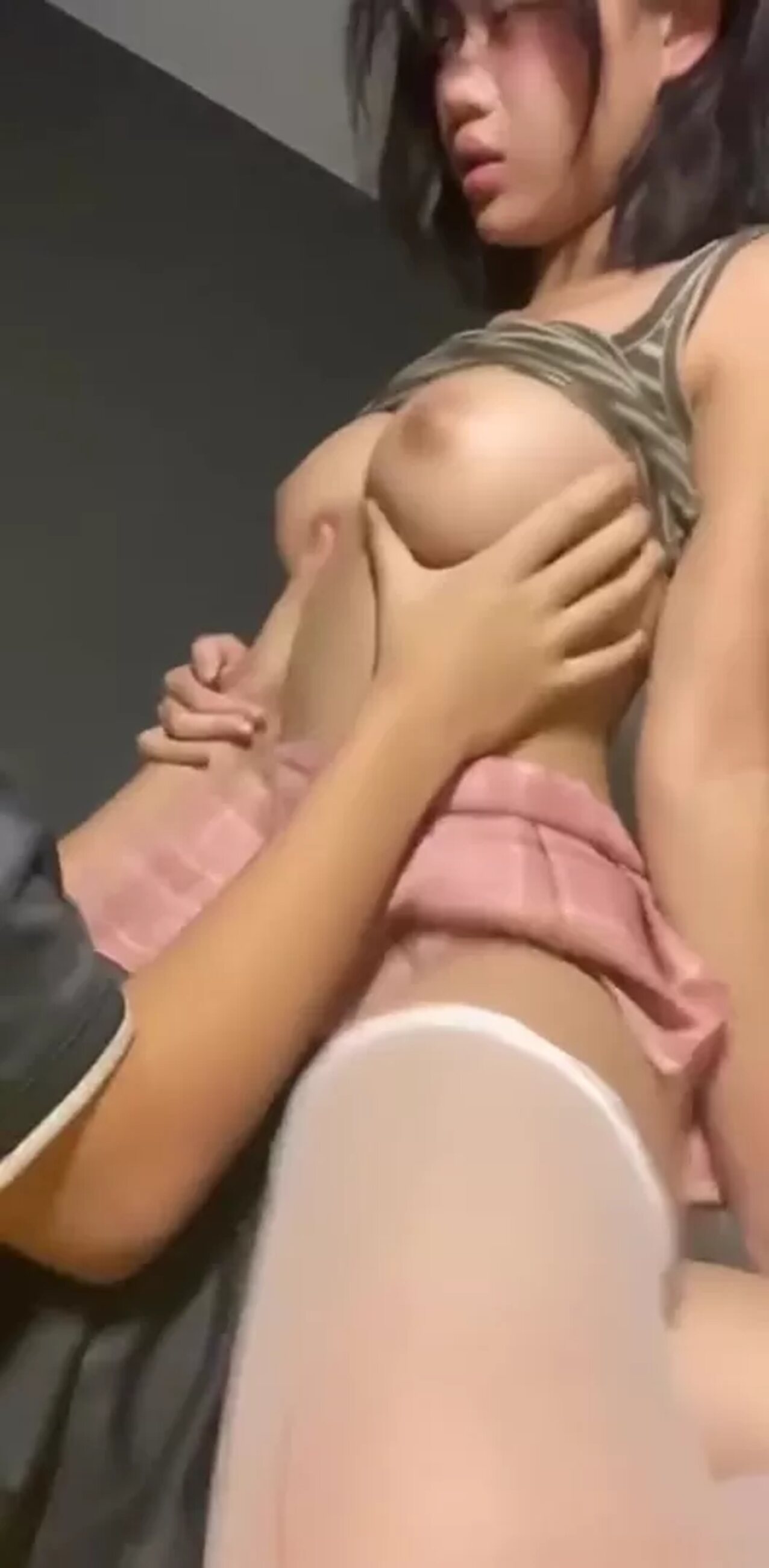 riding asian cowgirl