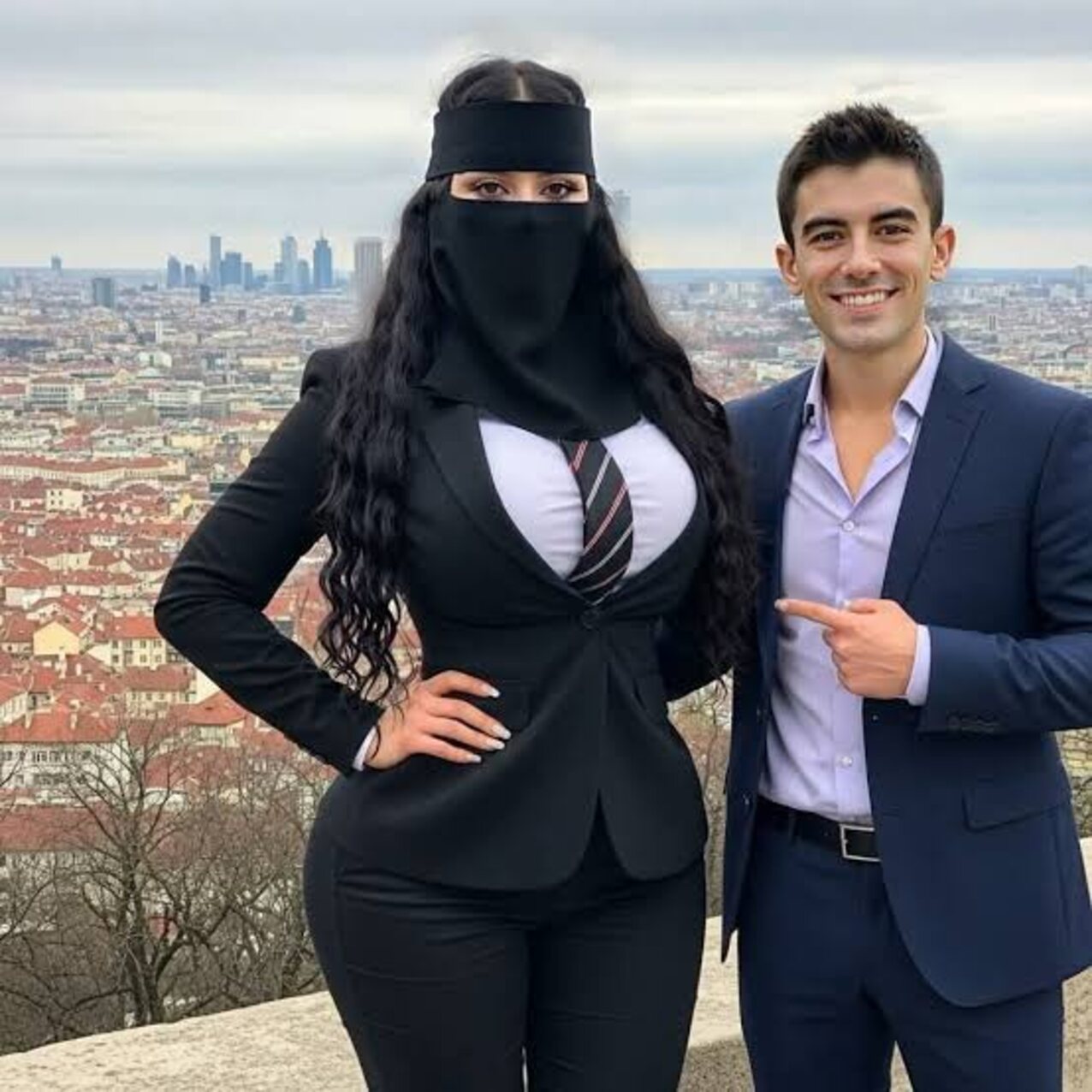 big tit arab milf