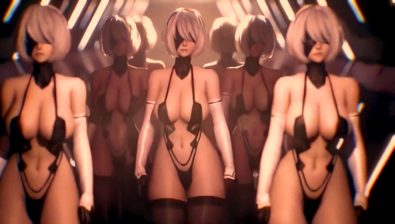 big tits 3dcg nier automata