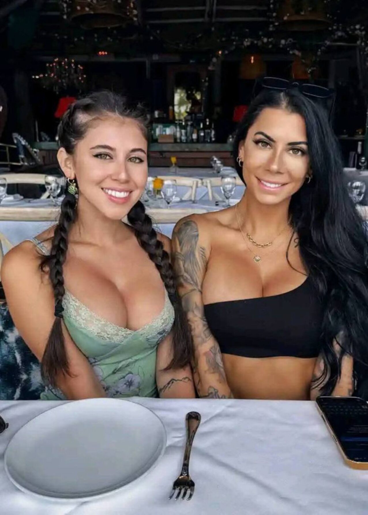 brunette slim big boobs
