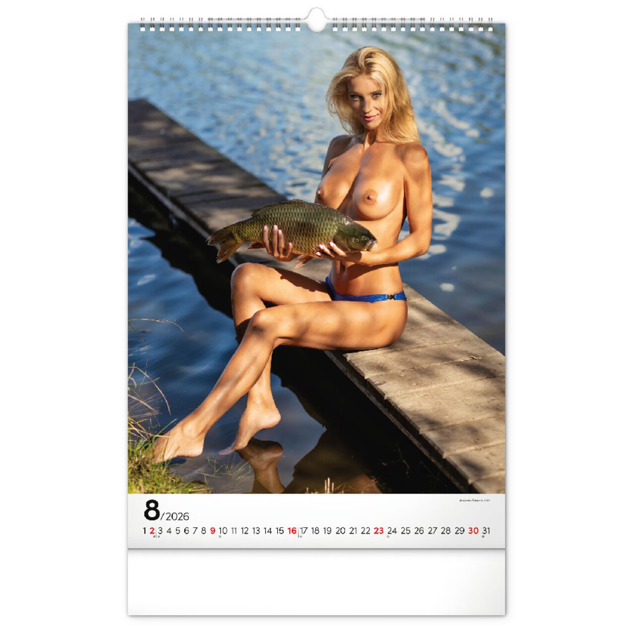 blonde calendar nude