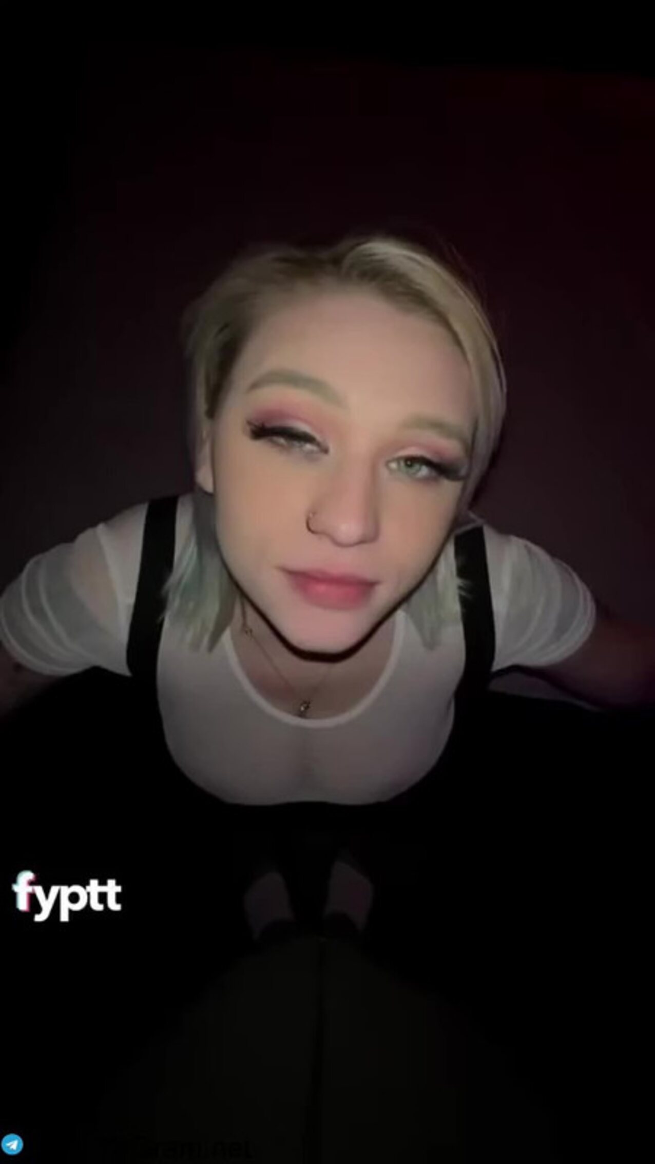 blonde fishnet gangbang