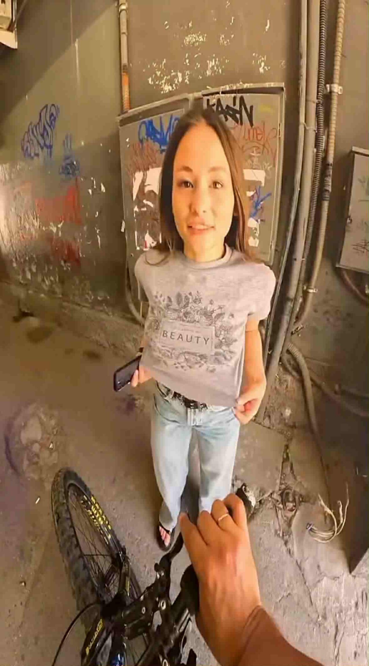 amateur flashing public